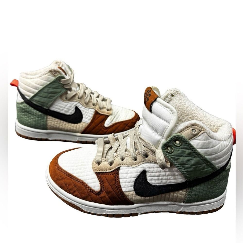 Nike Dunk High LX Toasty DN9909-100 Womens 5 Fleece Lined Winter Sneaker